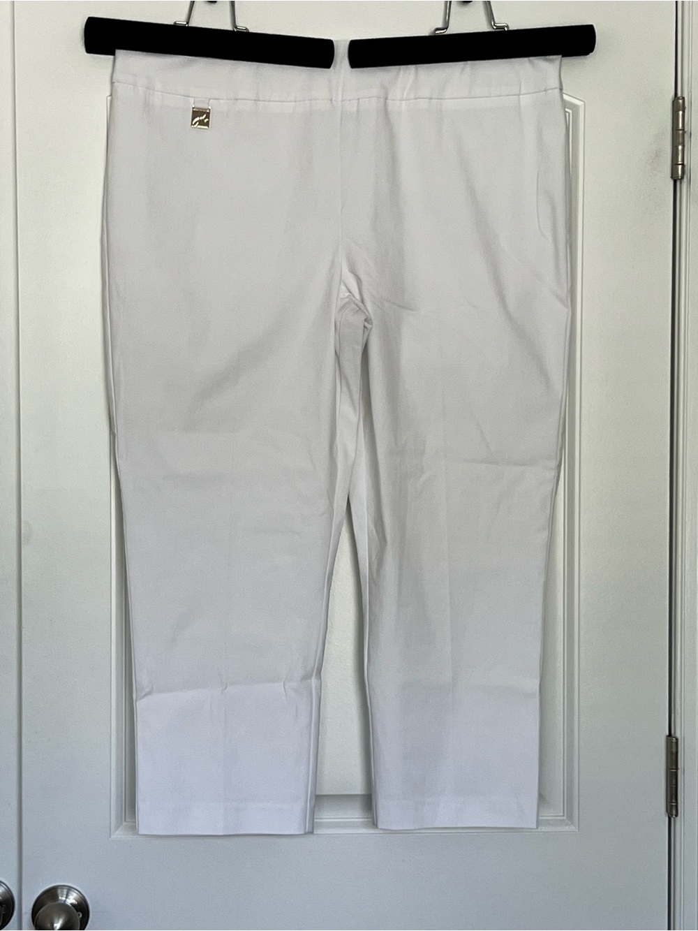 Joseph Ribkoff White Stretch Capris Size 20